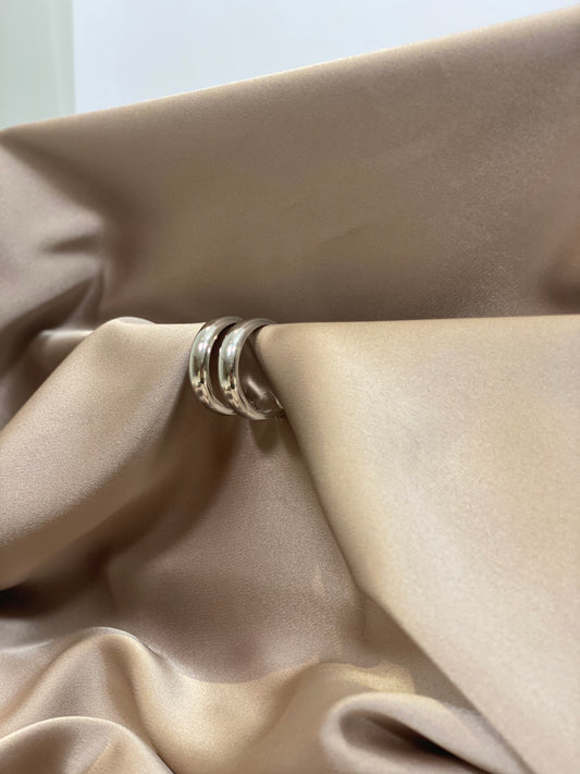 Petites créoles en argent