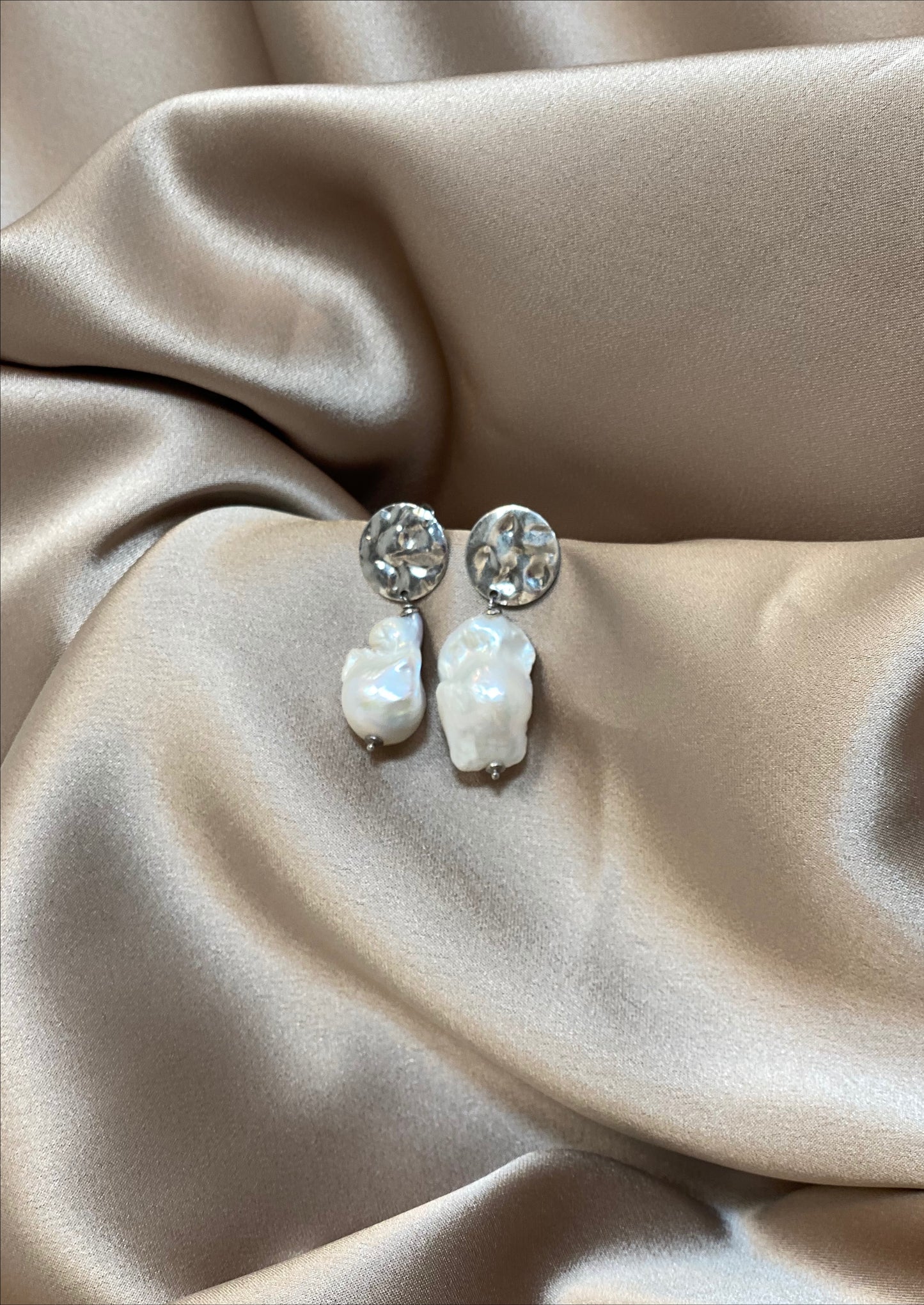 Boucles d'oreilles avec perles baroque - Malorie
